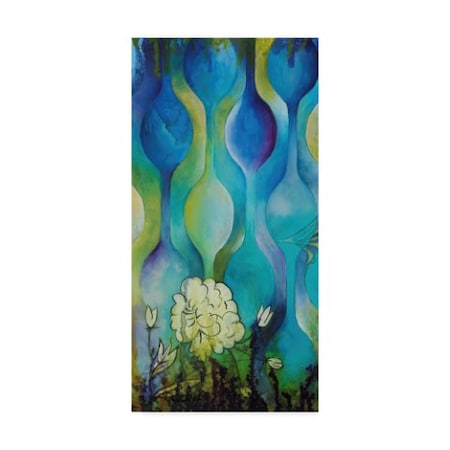 Heather Robinson 'Pond Dripples I' Canvas Art,16x32